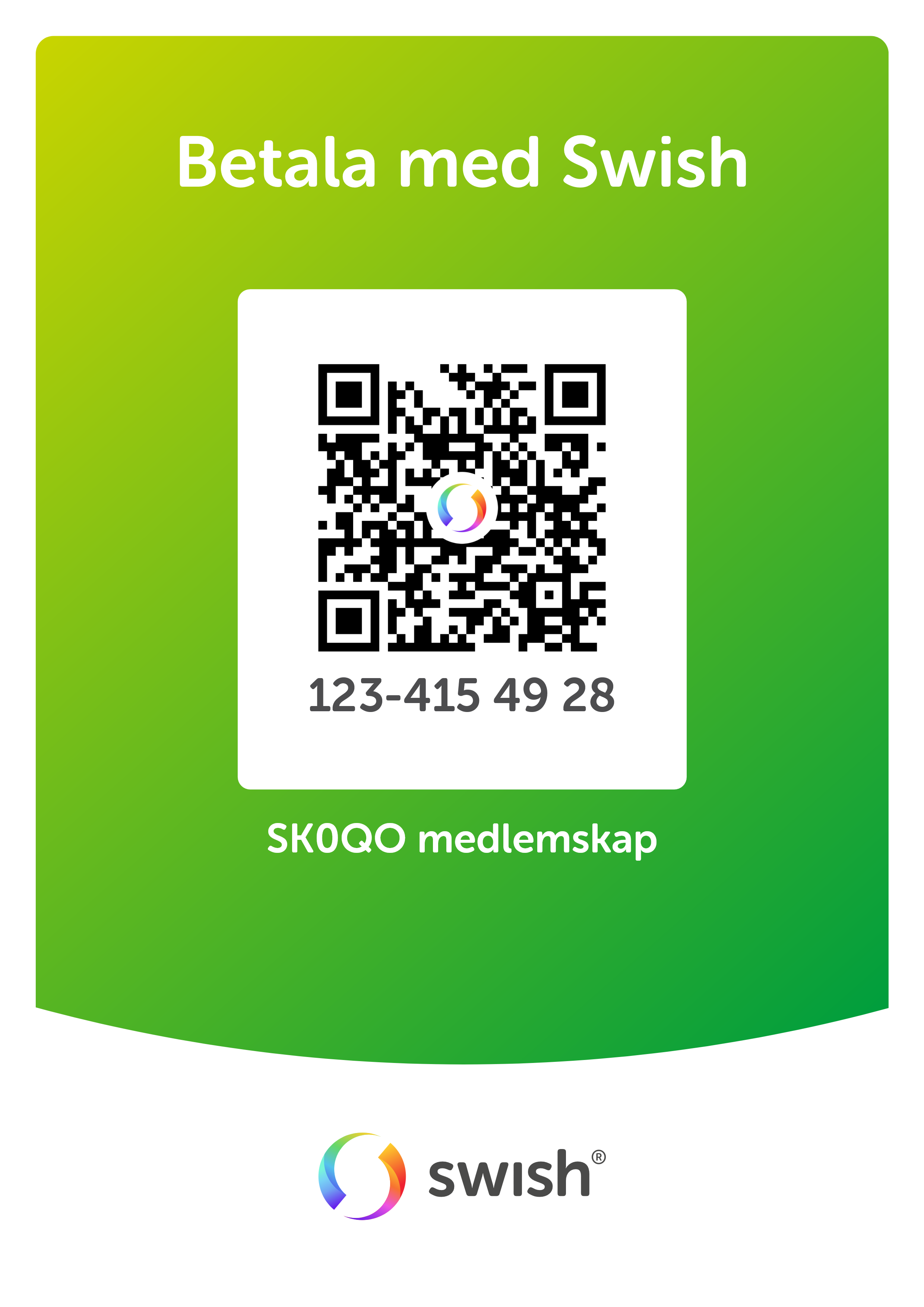 swish QR medlemskap valfri small